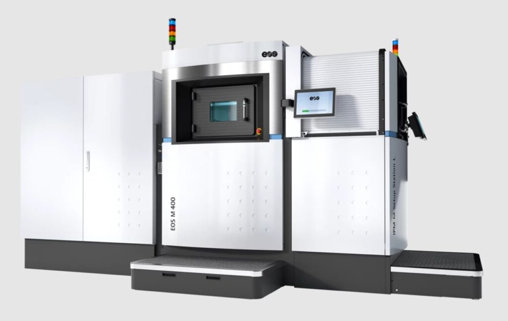 EOS M 400 3D Printer for Additive Manufacturing in Partnership with Volkmann pneumatic vacuum conveying systems